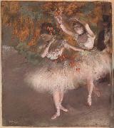 Edgar Degas Two Dancers entering the Stage china oil painting reproduction